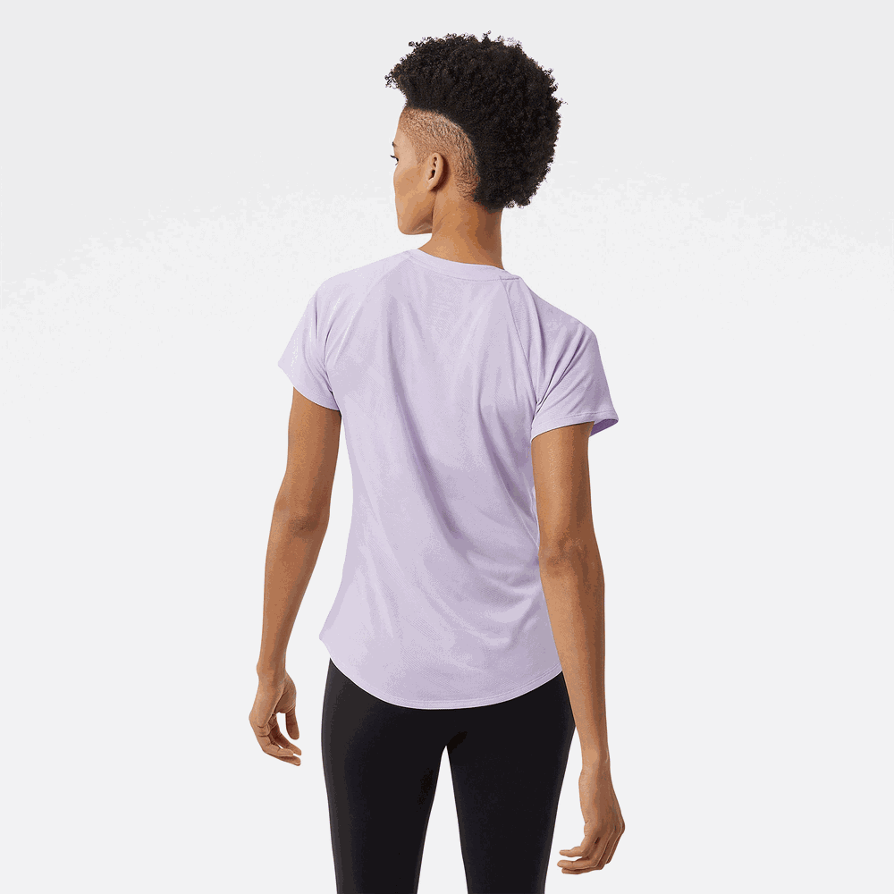 Edzőpóló női New Balance WT23281CYI – lila