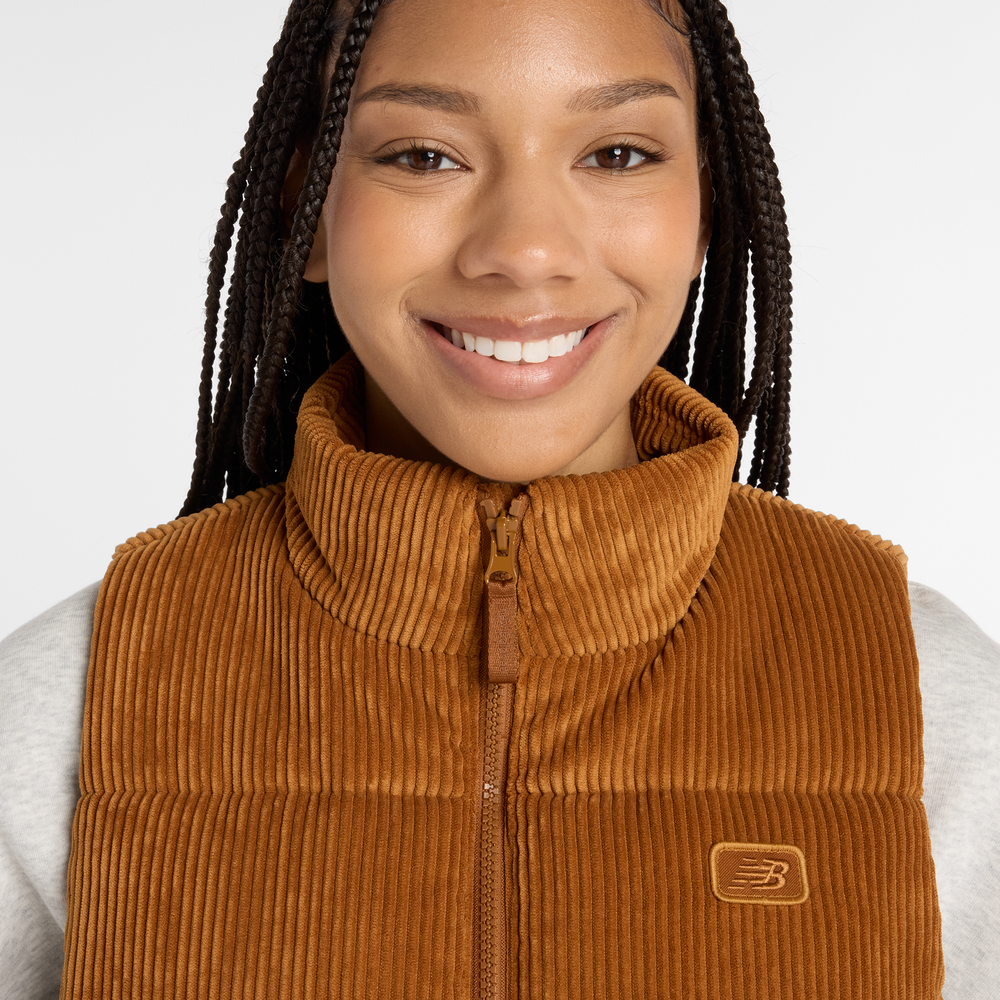 Női mellény New Balance WV53500TOF – bézs