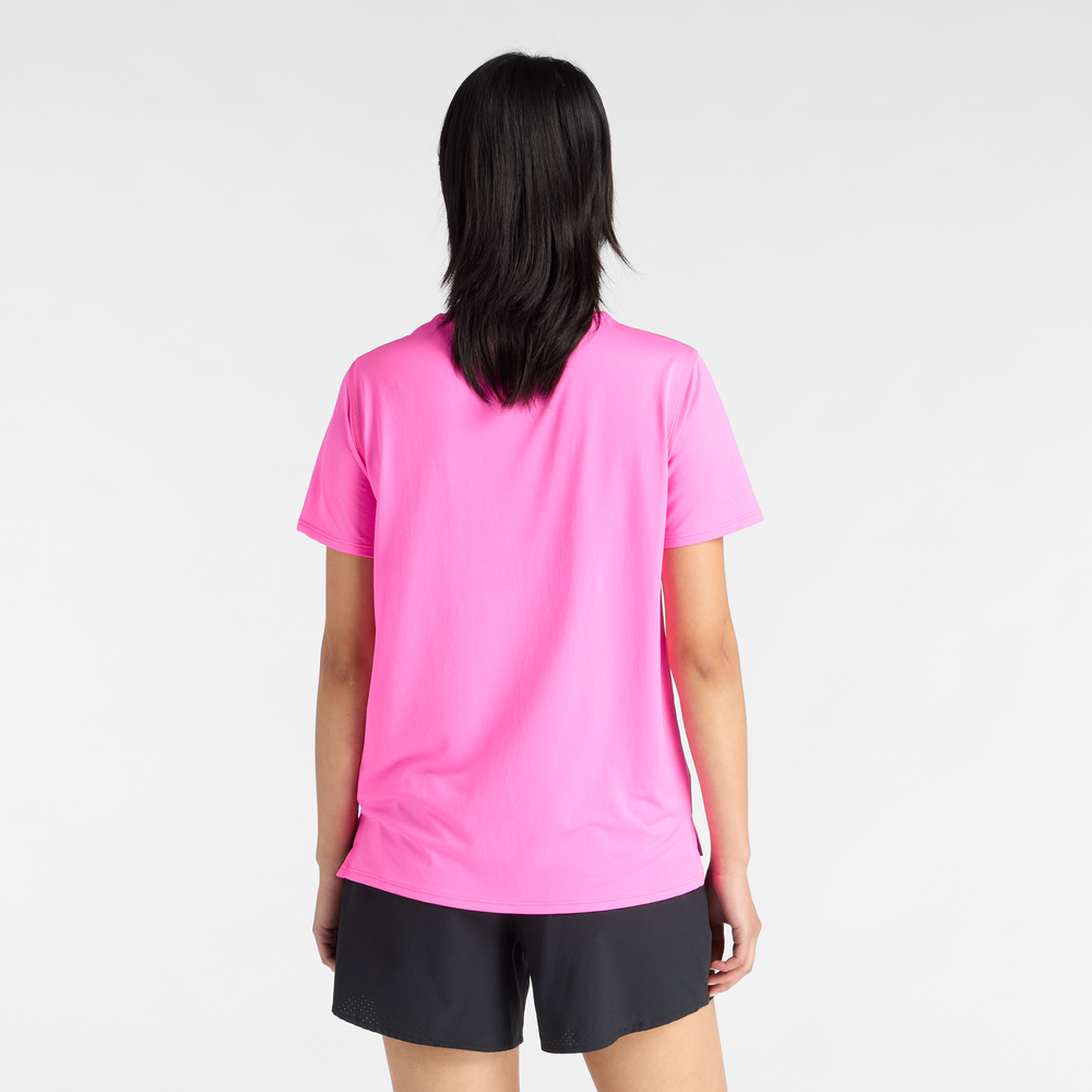 Női póló New Balance WT41222AAB – rózsaszín