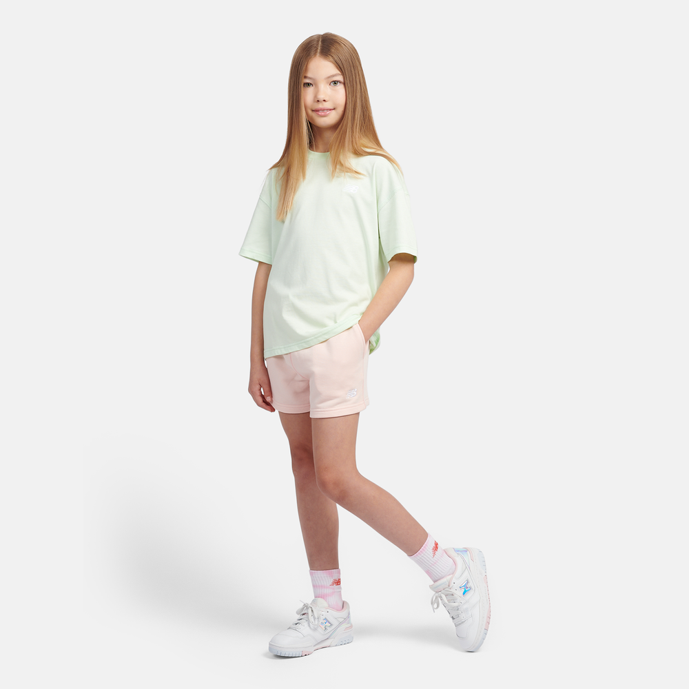 Gyermek rövidnadrág New Balance LAKG0006PIE – rózsaszín