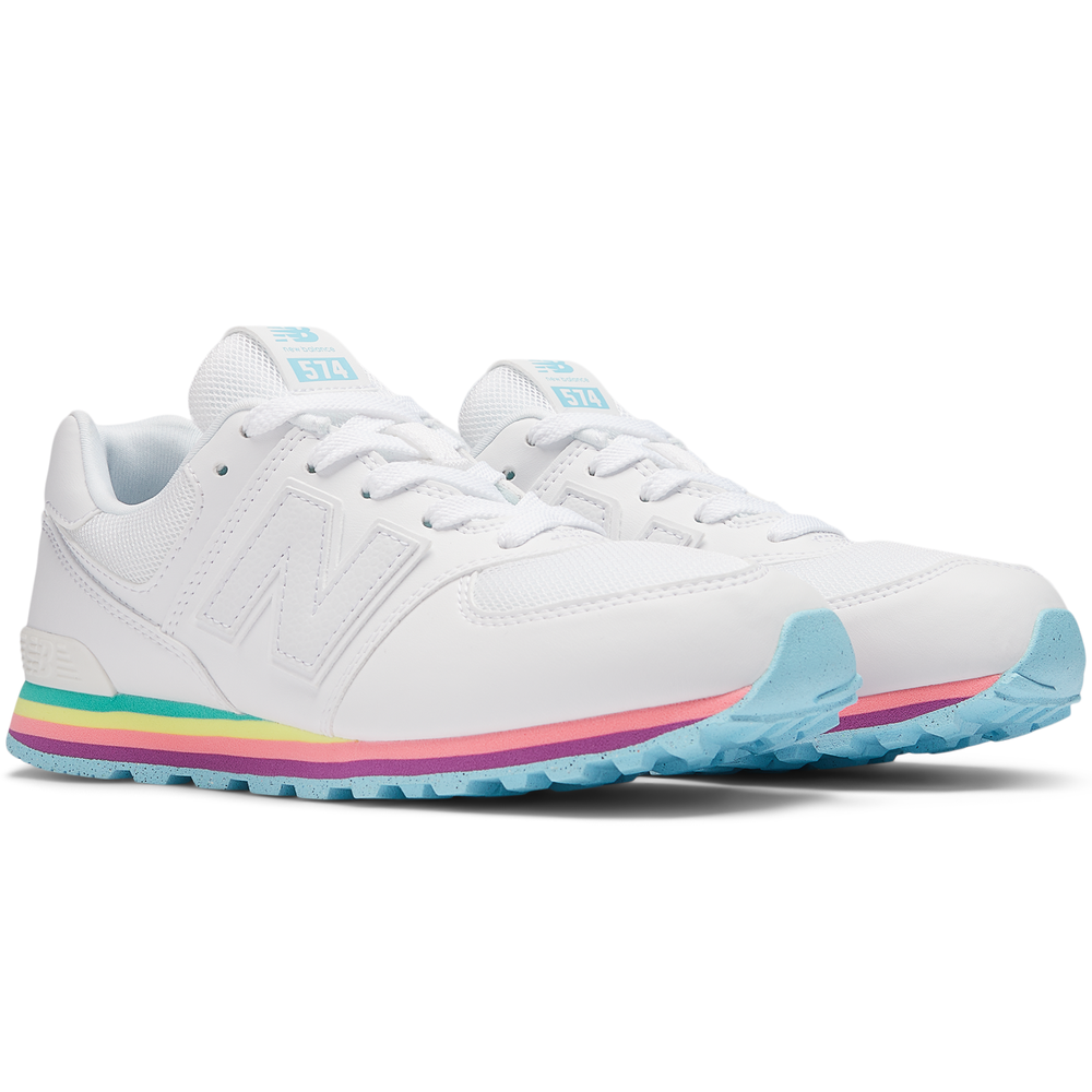 Gyermekcipő New Balance GC574KIJ – fehér