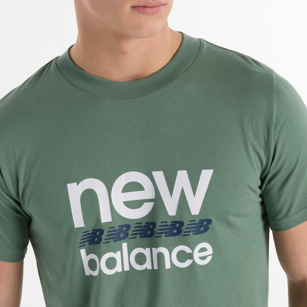 Férfi póló New Balance MT51940DKJ – zöld