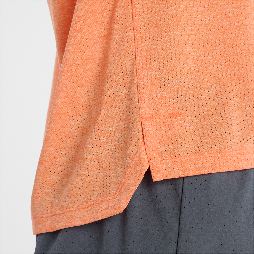 Férfi futópóló New Balance MT41253AAE – narancssárga