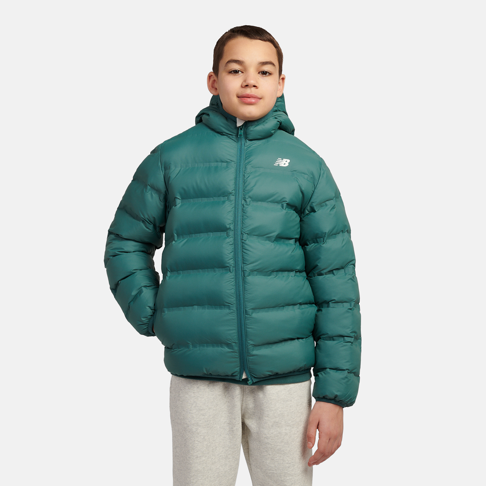 Gyerek dzseki New Balance LAKB0036NUS – zöld