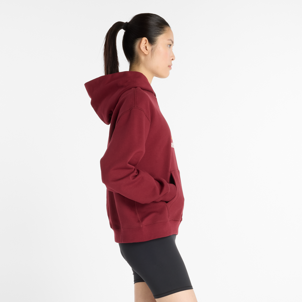 Női felső New Balance WT51501MHB – bordó