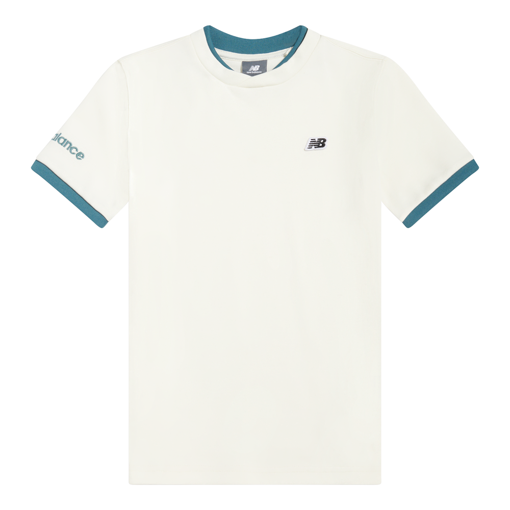 Gyerek póló New Balance YT61B802SST – fehér