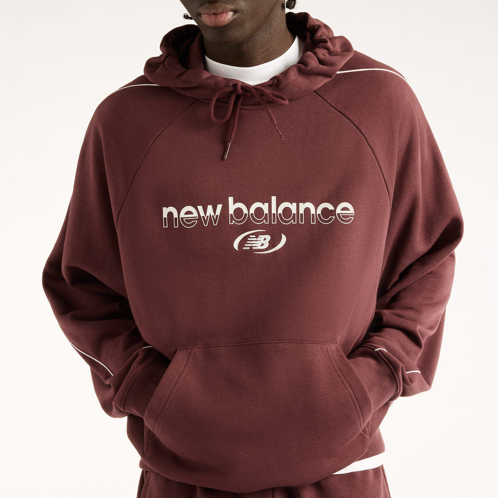 Férfi felső New Balance Trackside – bordó