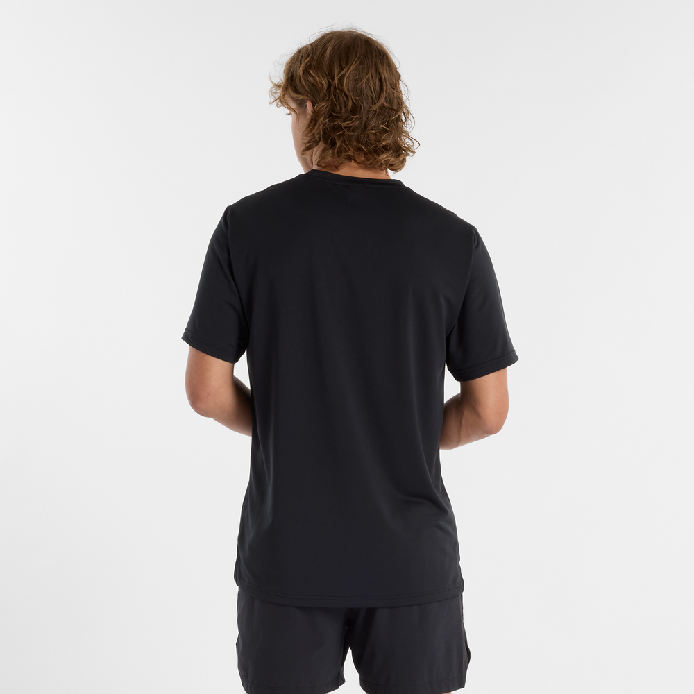 Férfi futópóló New Balance MT51801BK – fekete