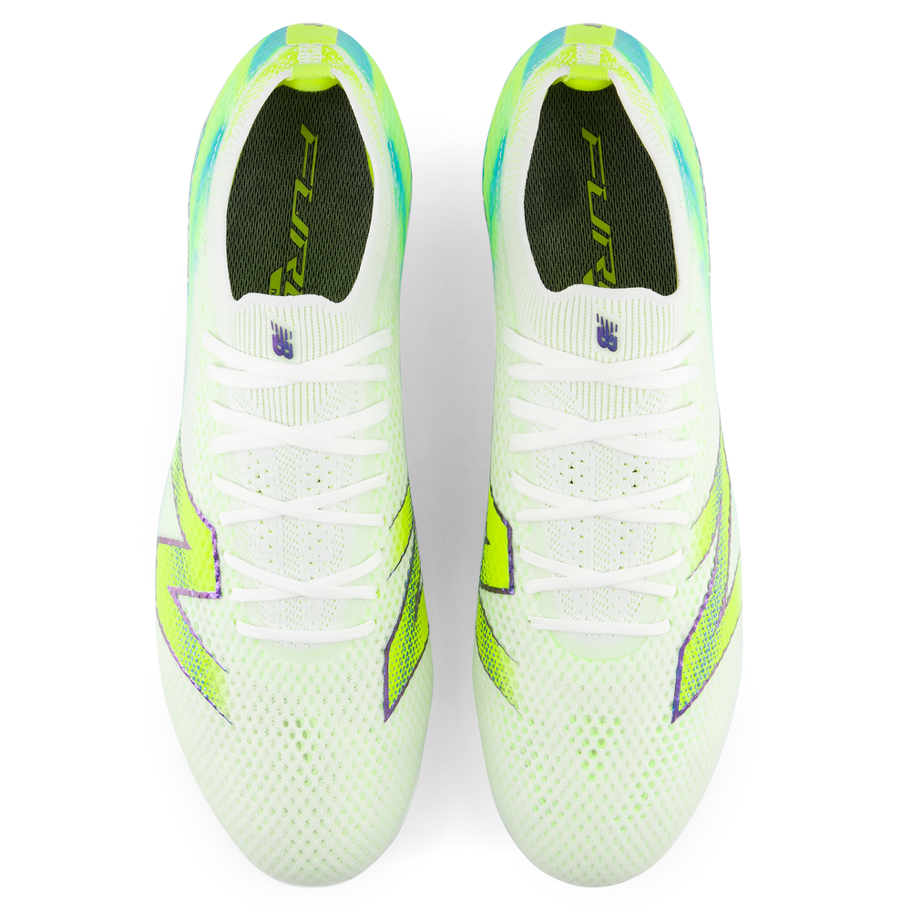 Férfi focicipő New Balance FURON ELITE FG V9 UF1F7R4 – fehér