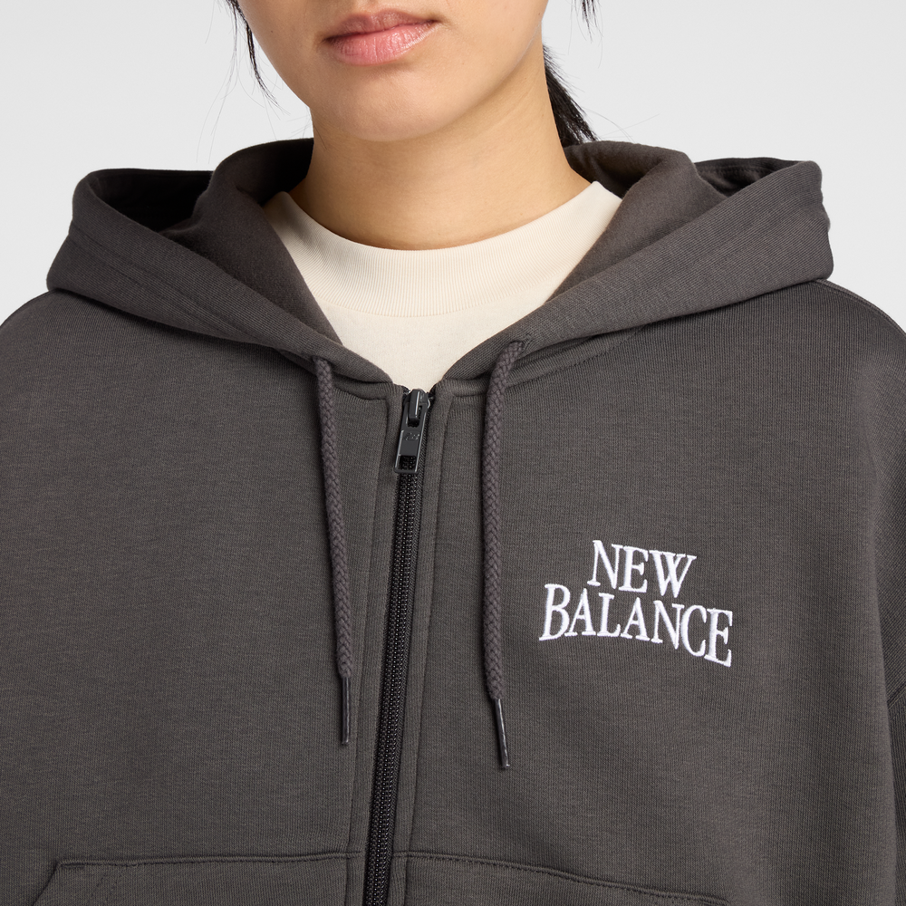 Női felső New Balance WJ61W2EEABR – szürke