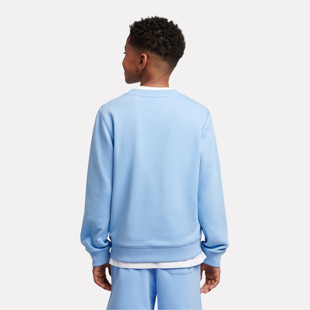 Gyerek pulóver New Balance LAKB0055ELE – kék