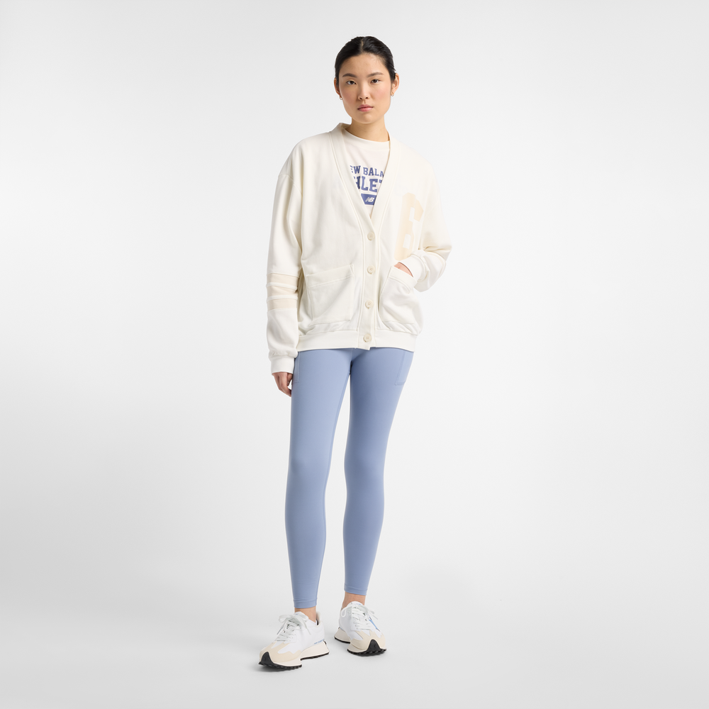 Női kardigán New Balance WT51515SST – bézs
