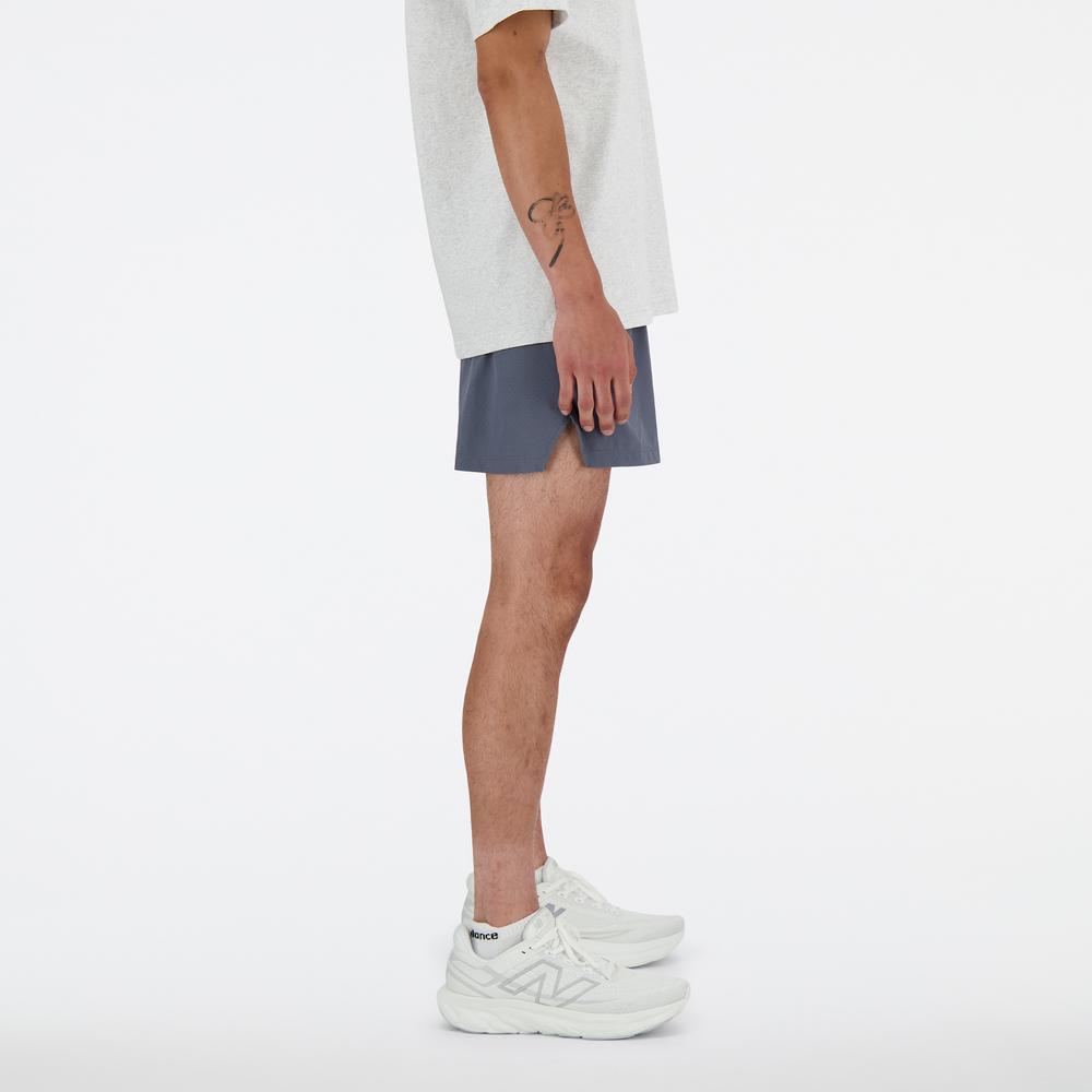 Férfi futónadrág New Balance MS41286GT – szürke