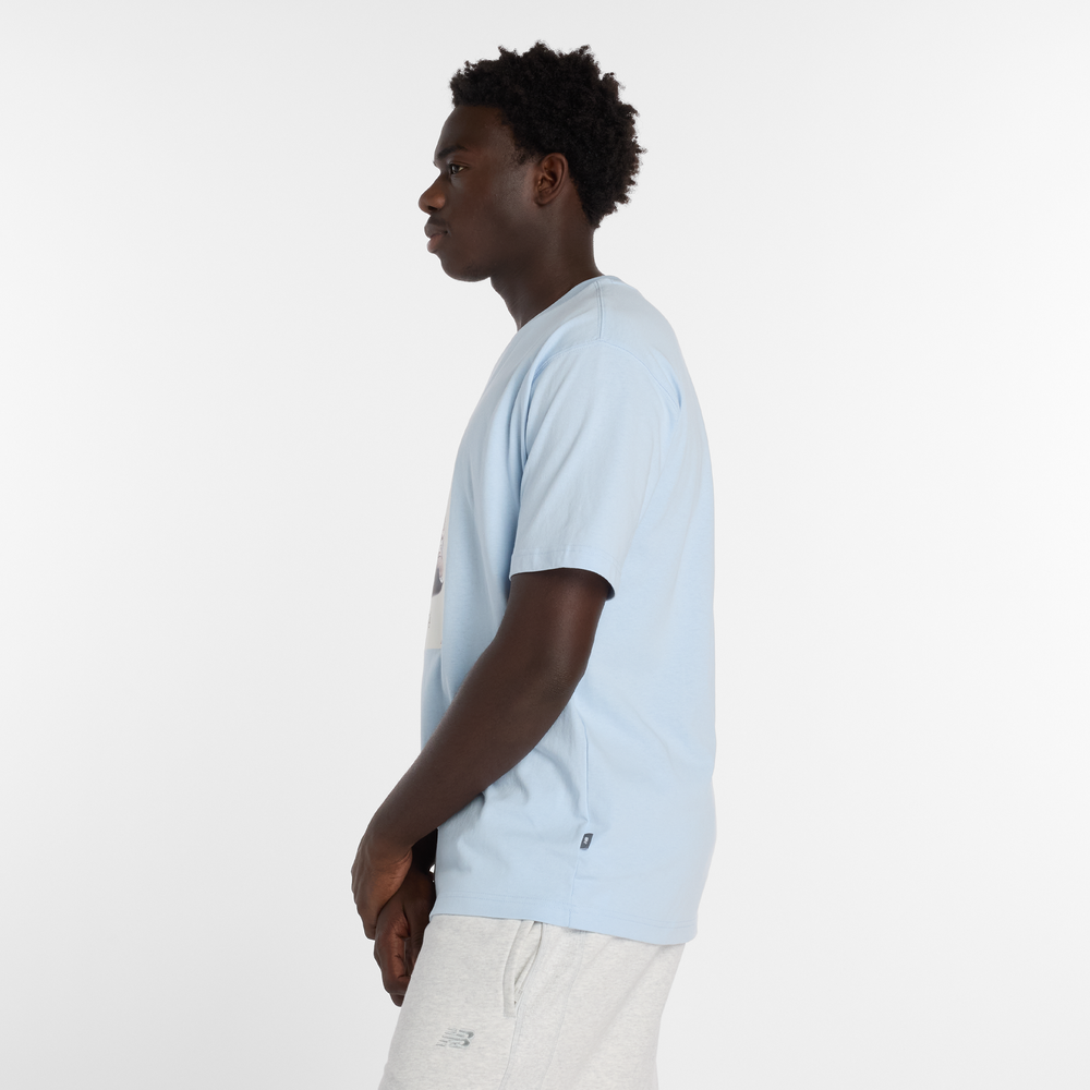 Férfi póló New Balance MT61B0WFAA1 – kék