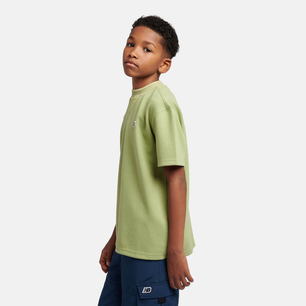 Gyerek póló New Balance LAKB0191EEN – zöld