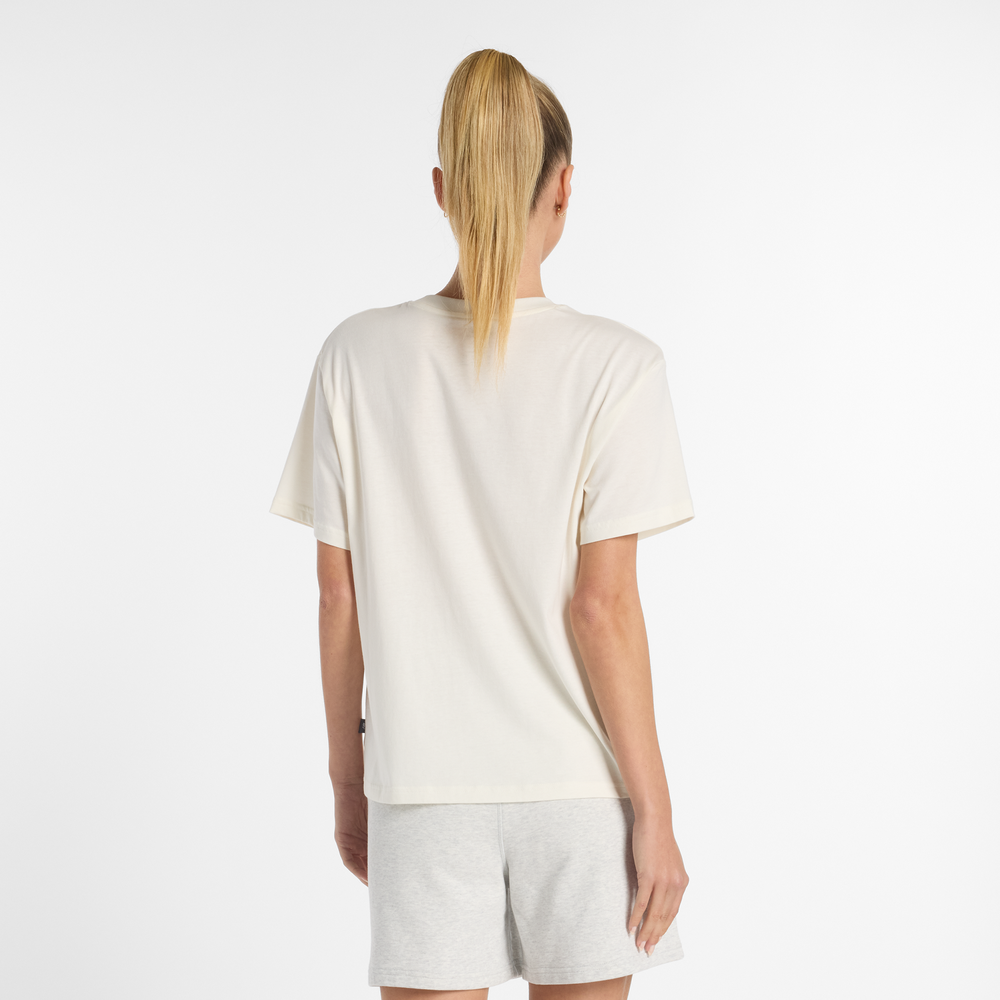 Női póló New Balance WT51541SST – bézs