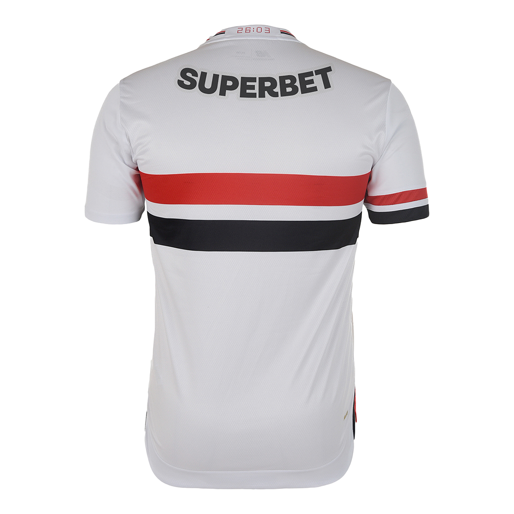Férfi póló New Balance Sao Paulo FC MT831834HME – fehér