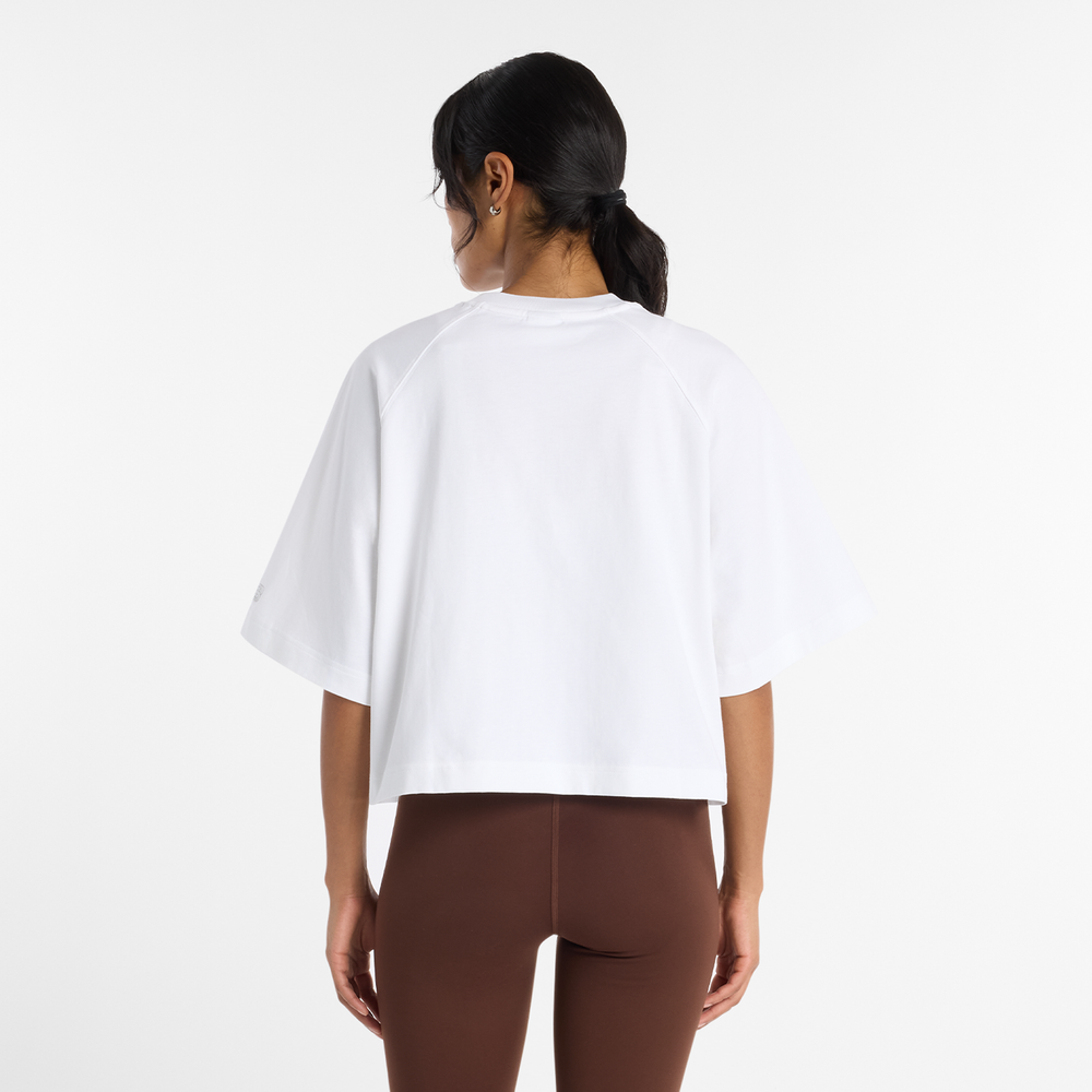 Női póló New Balance WT61371RWT – fehér