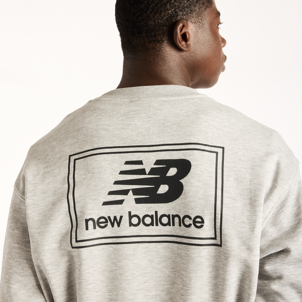 Férfi felső New Balance Woven Label – szürke