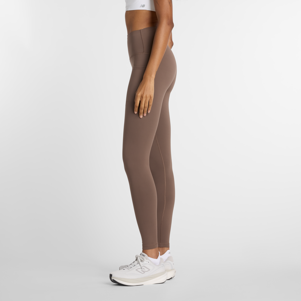 Női leggings New Balance WP51275ABP – barna