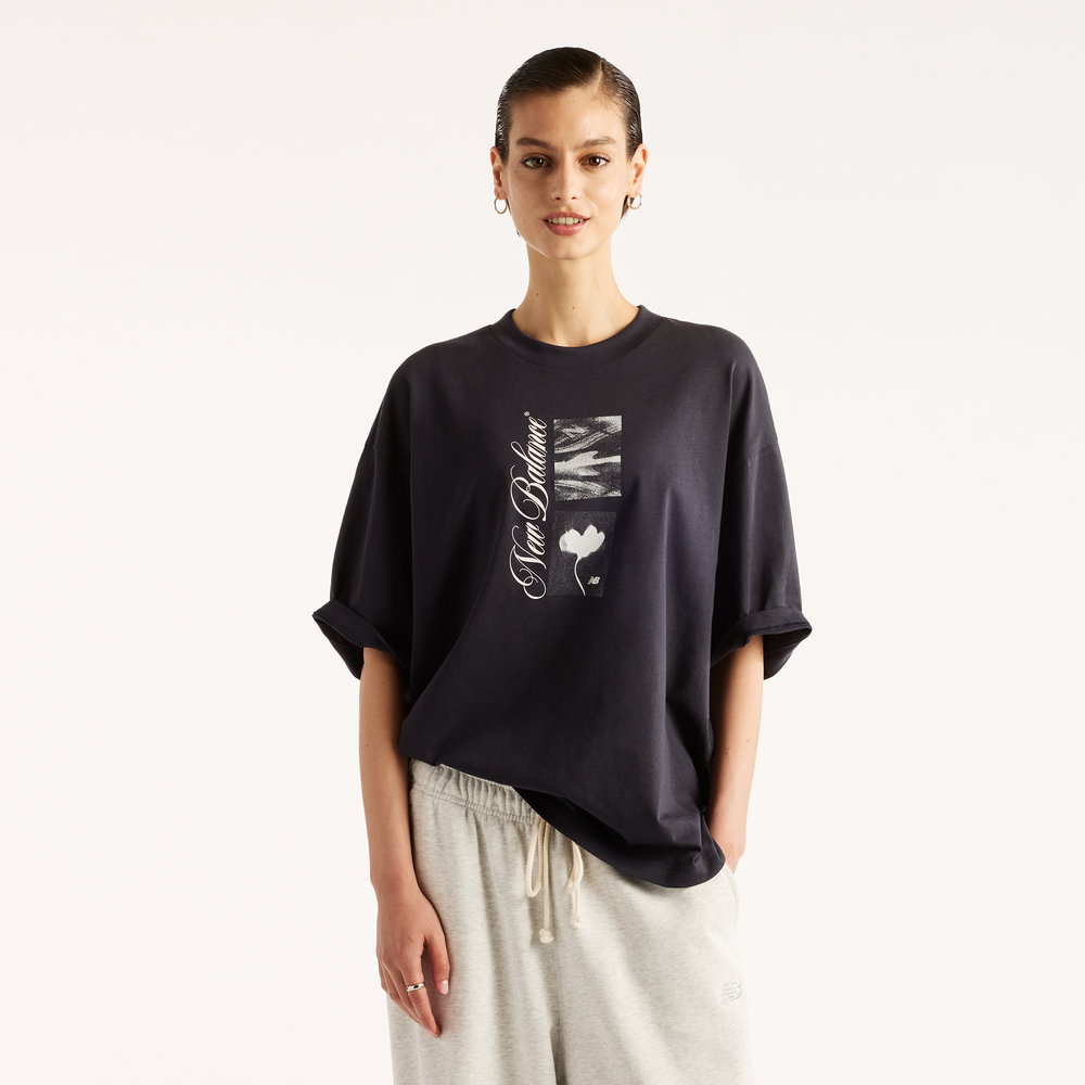 Női póló New Balance WT62X7Z9DNT – fekete