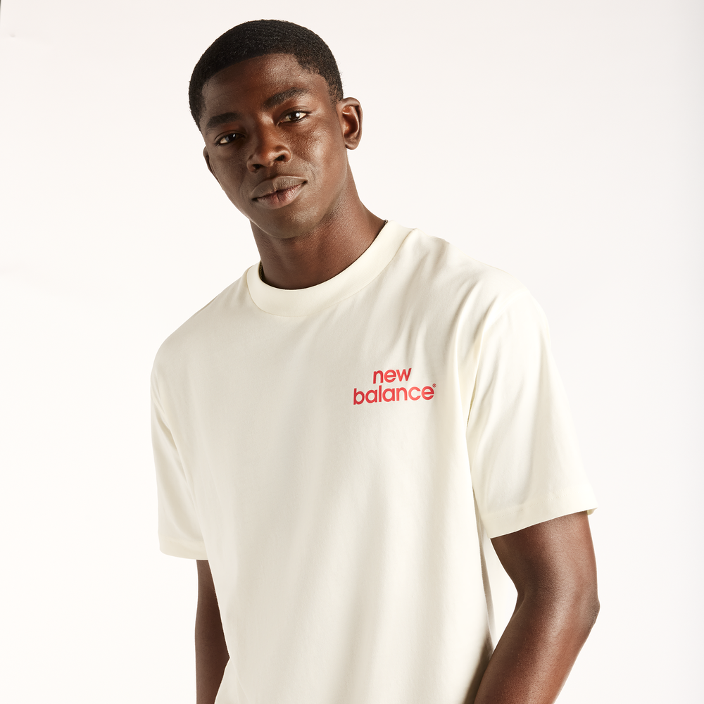 Férfi póló New Balance Intelligent – bézs