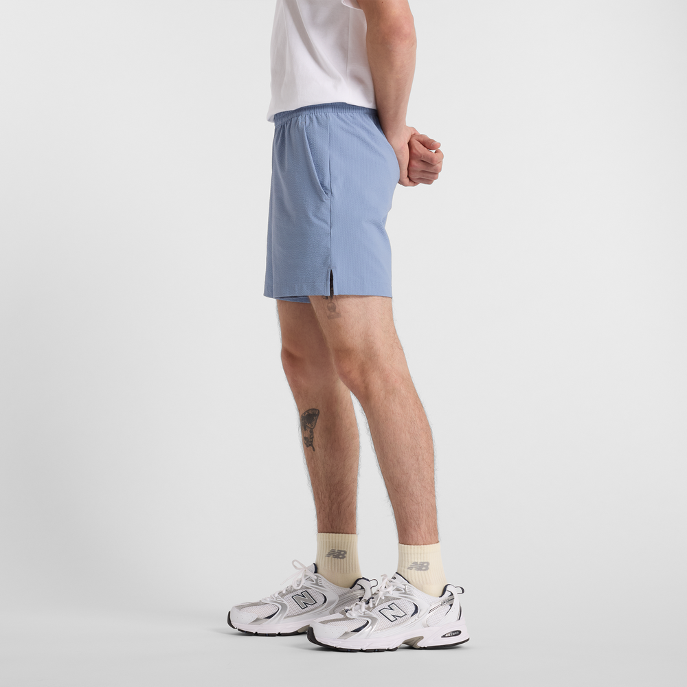 Férfi futónadrág New Balance MS51402DUS – kék