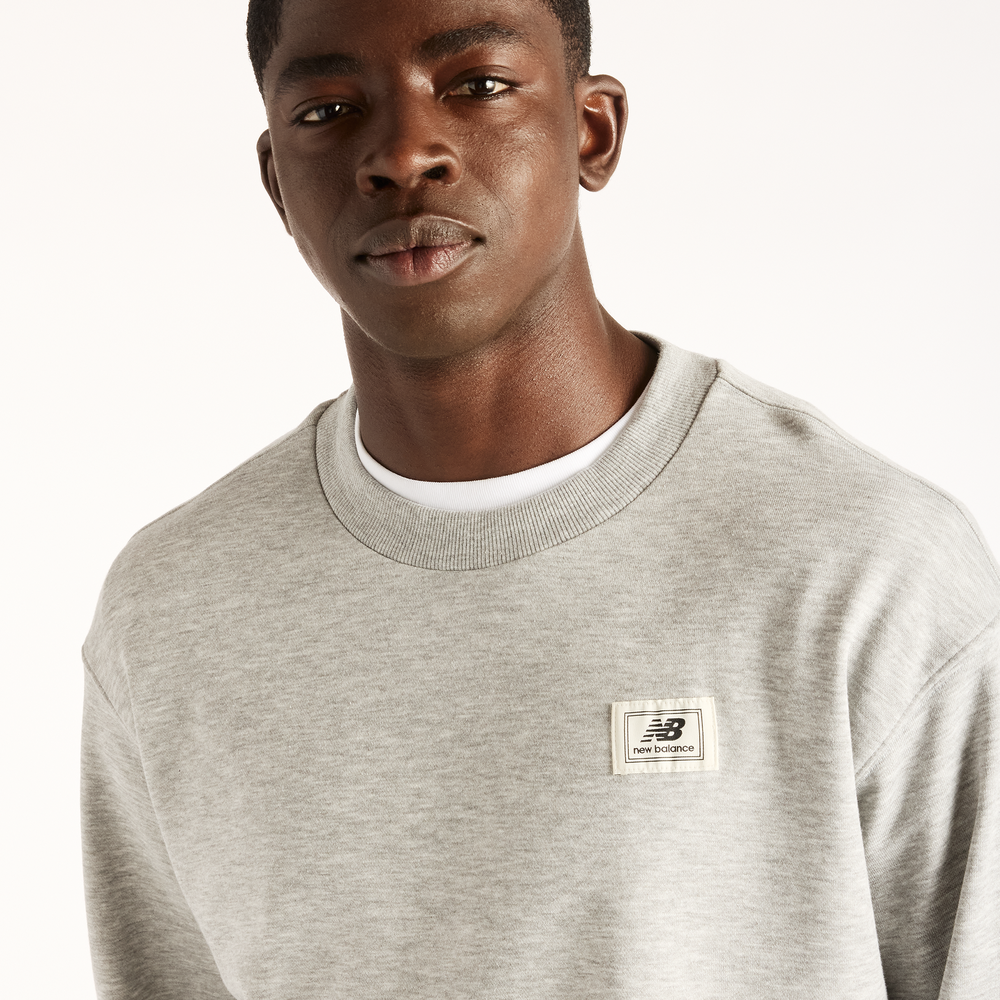 Férfi felső New Balance Woven Label – szürke