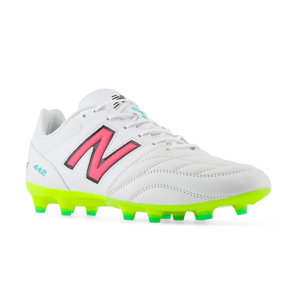 Férfi focicipő New Balance 442 V2 TEAM FG MS42FWH2 – fehér