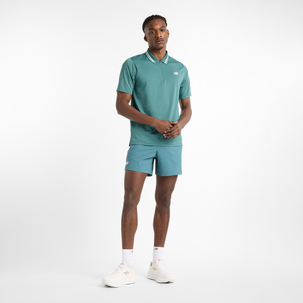 Férfi futópóló New Balance MT41402NUS – zöld