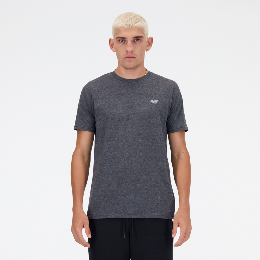 Férfi futópóló New Balance MT41070BKH – szürke