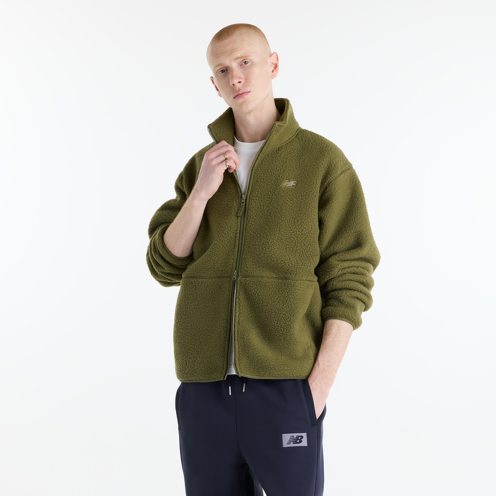 Férfi kabát New Balance MJ53504AAO – zöld