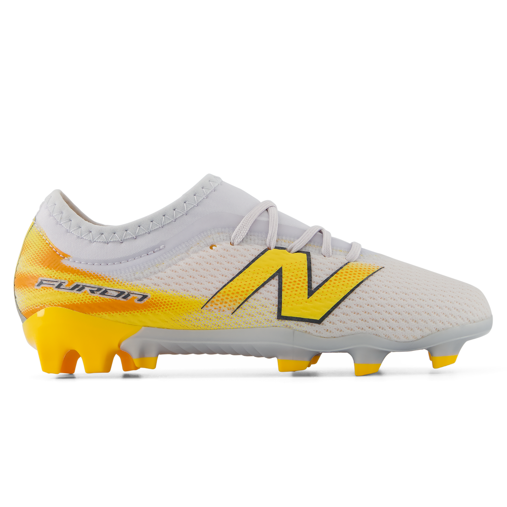 Gyermek focicipő New Balance FURON TEAM JNR FG V9 YF3F96W – narancssárga