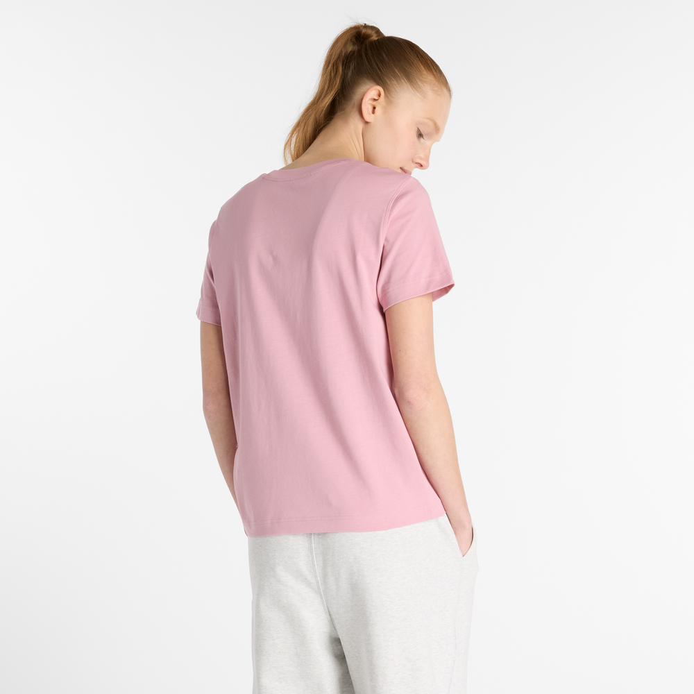 Női póló New Balance WT41509PTF – rózsaszín