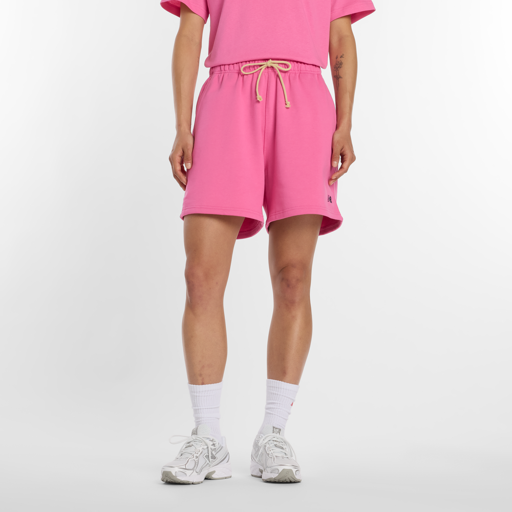Női rövidnadrág New Balance WS41508AAC – rózsaszín