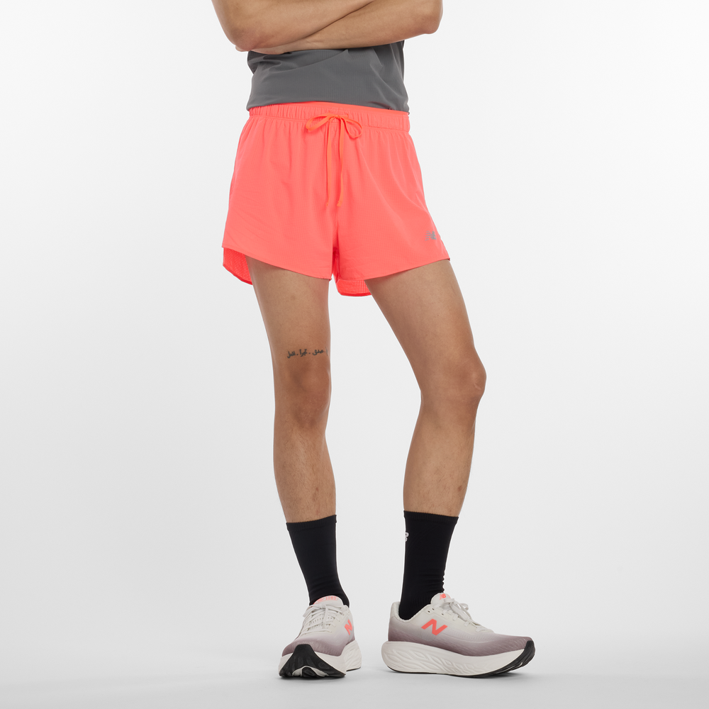 Férfi futónadrág New Balance MS51283URR – narancssárga