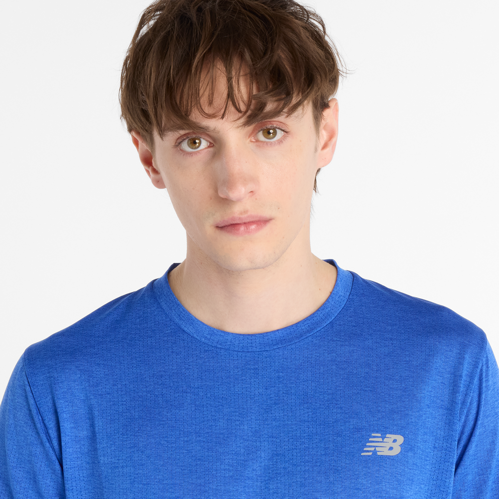 Férfi futópóló New Balance MT41253BEA – kék