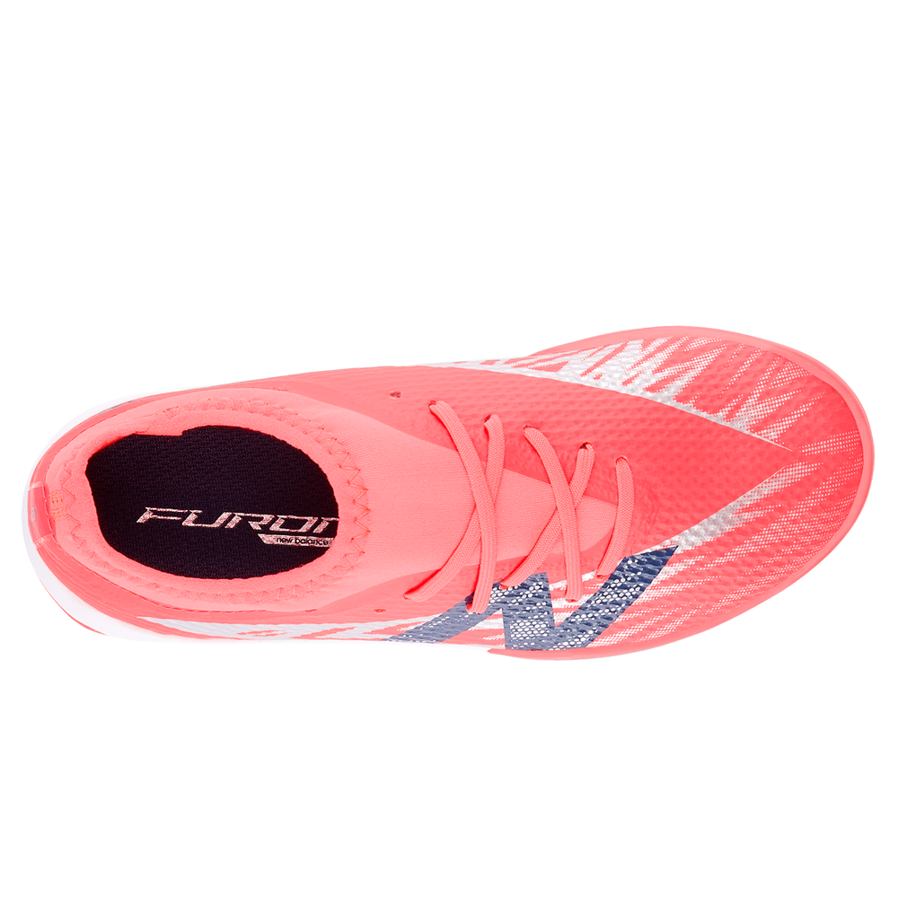 Gyermek turf cipő New Balance FURON TEAM JNR TF V8 SJF3TMP8 – piros