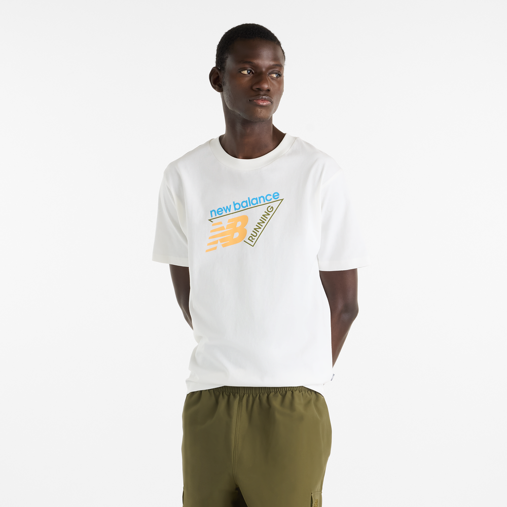 Férfi póló New Balance MT61N1YVSST – fehér