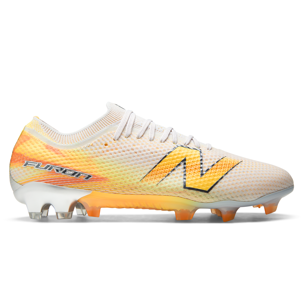 Férfi focicipő New Balance FURON ELITE FG V9 UF1F3LZ – narancssárga