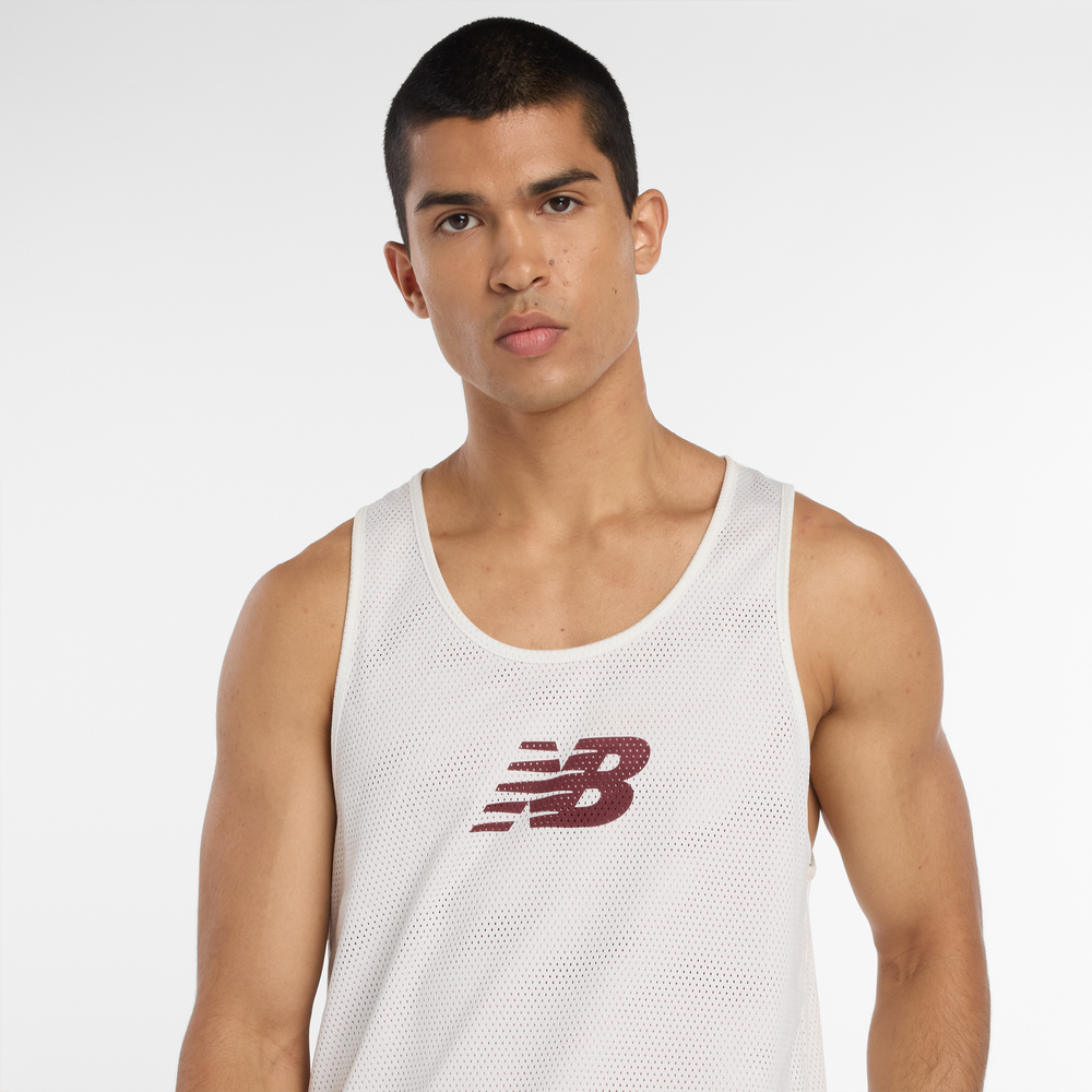 Férfi futópóló New Balance MT53609MHB – bordó