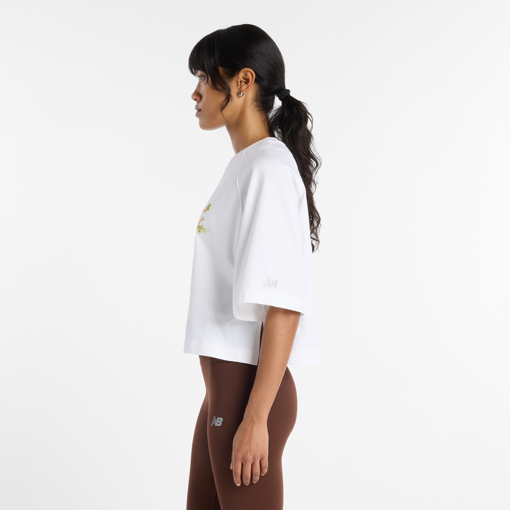 Női póló New Balance WT61371RWT – fehér