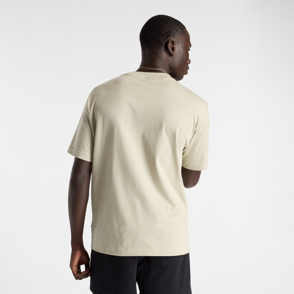 Férfi póló New Balance MT51506OVN – bézs