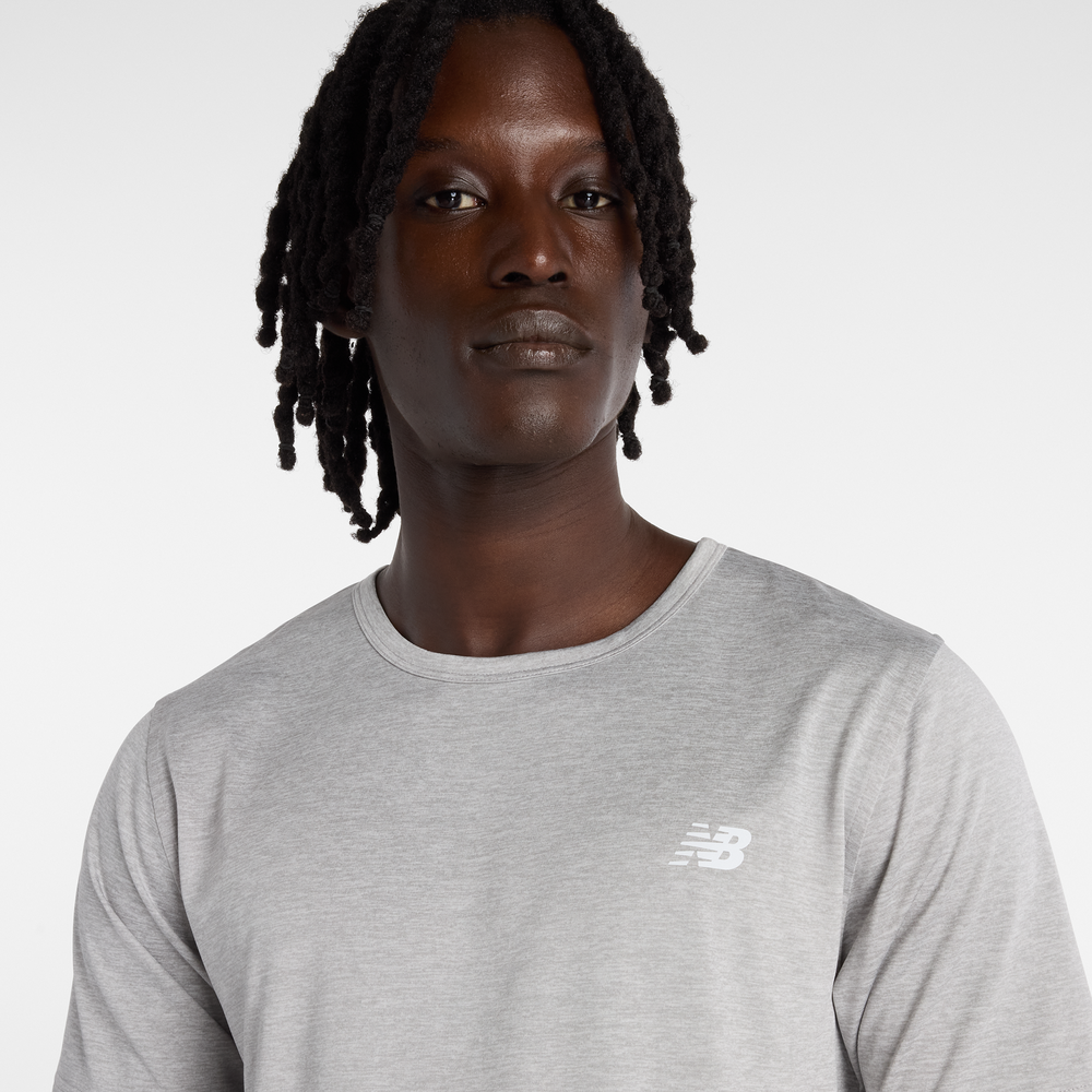 Férfi futópóló New Balance MT61O0U4AG – szürke