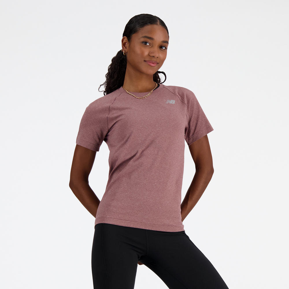Női póló New Balance WT41123LRC – rózsaszín