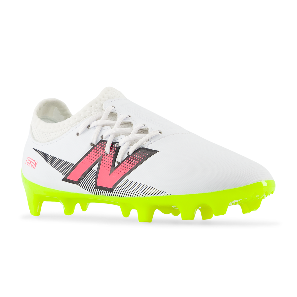 Focicipő New Balance FURON V7+ DISPATCH JNR FG SJF3FH75 – fehér