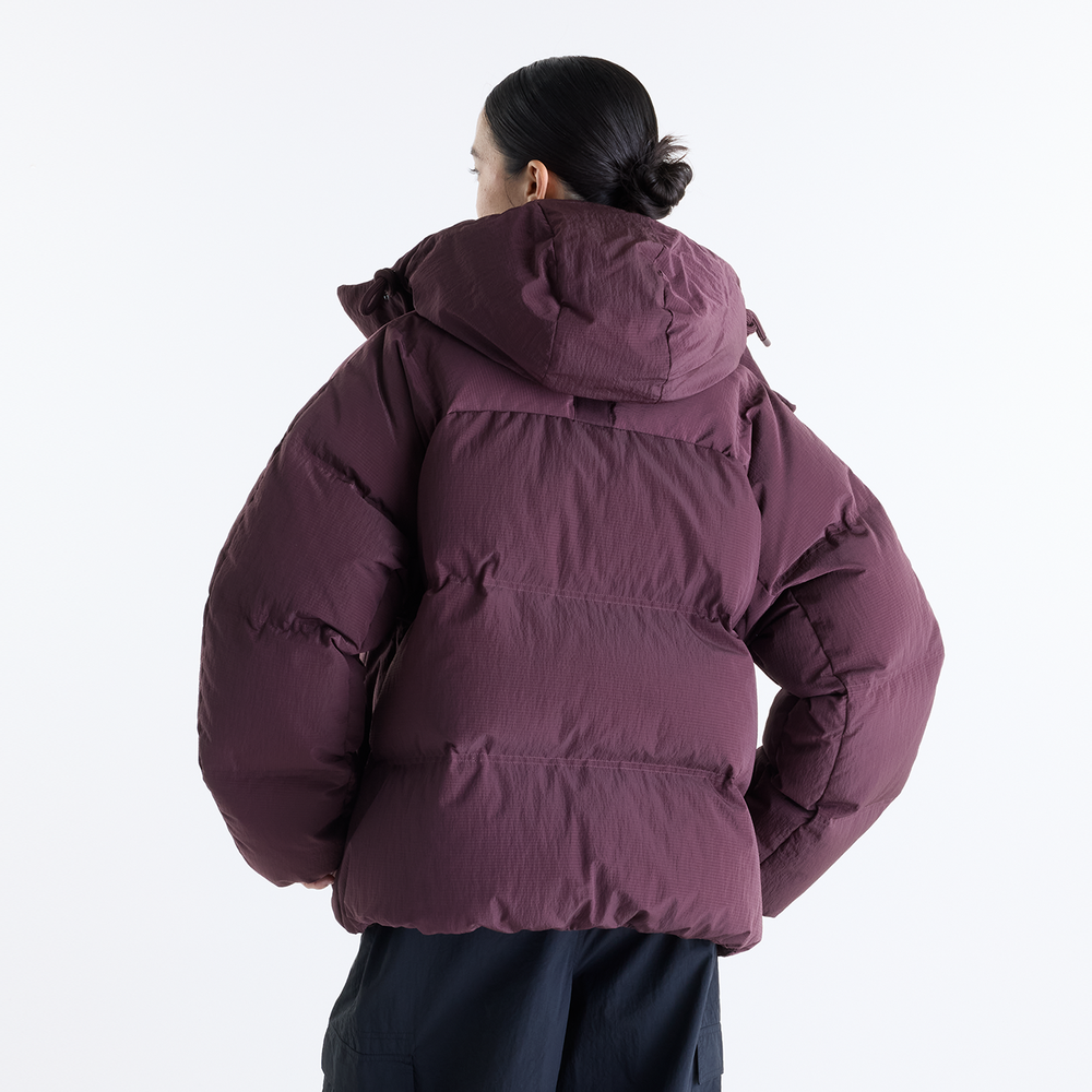 Női kabát New Balance Premium Puffer – bordó