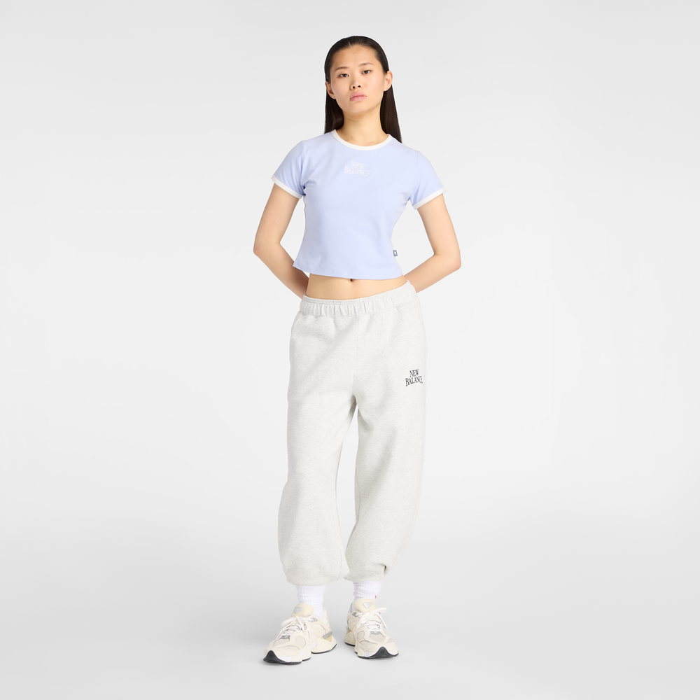 Női póló New Balance WT61Y33QDYK – lila