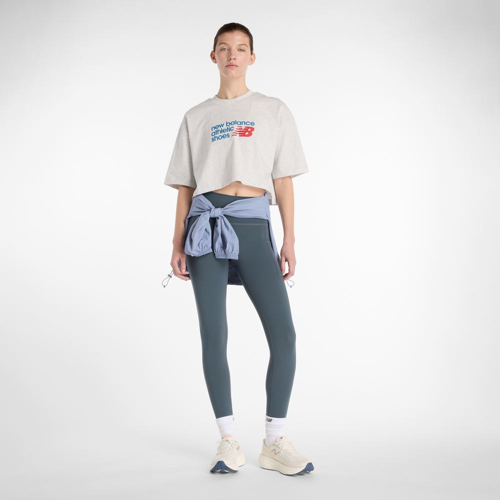 Női leggings New Balance WP51268GT – szürke
