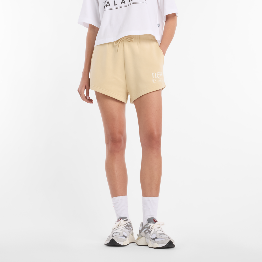 Női nadrág New Balance WB61Y80AABC – sárga